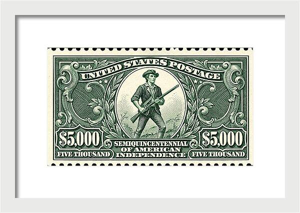 American Independence $5,000 - Framed Print