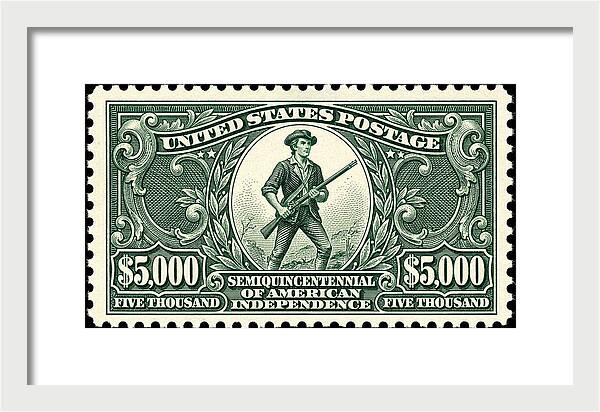 American Independence $5,000 - Framed Print