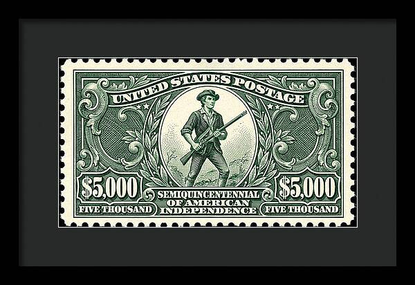 American Independence $5,000 - Framed Print