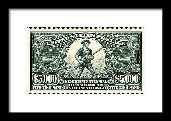 American Independence $5,000 - Framed Print