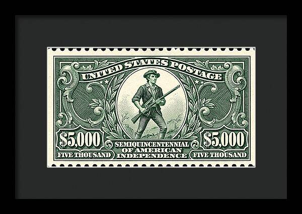 American Independence $5,000 - Framed Print