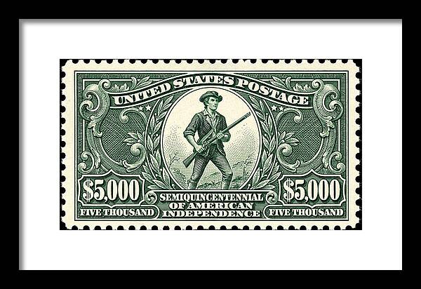 American Independence $5,000 - Framed Print