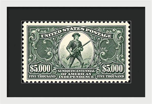 American Independence $5,000 - Framed Print
