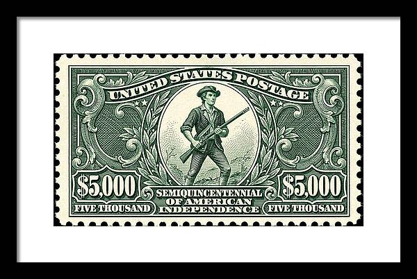 American Independence $5,000 - Framed Print