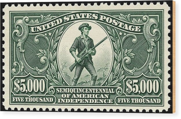 American Independence $5,000 - Wood Print