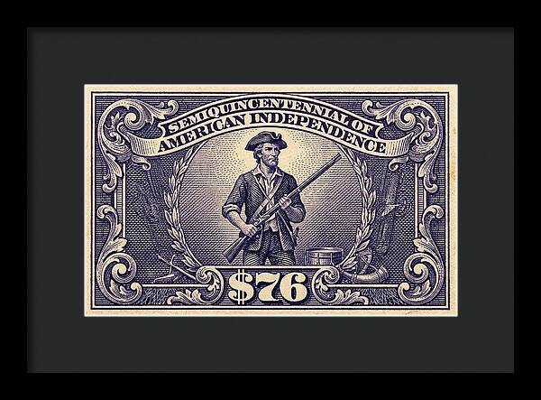 American Independence $76 - Framed Print