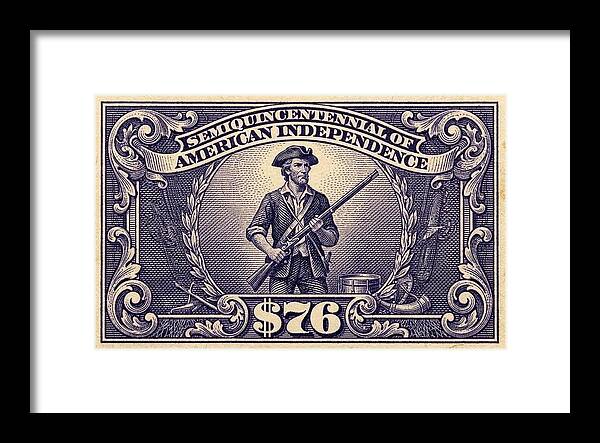 American Independence $76 - Framed Print