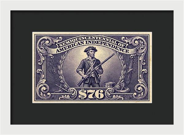 American Independence $76 - Framed Print