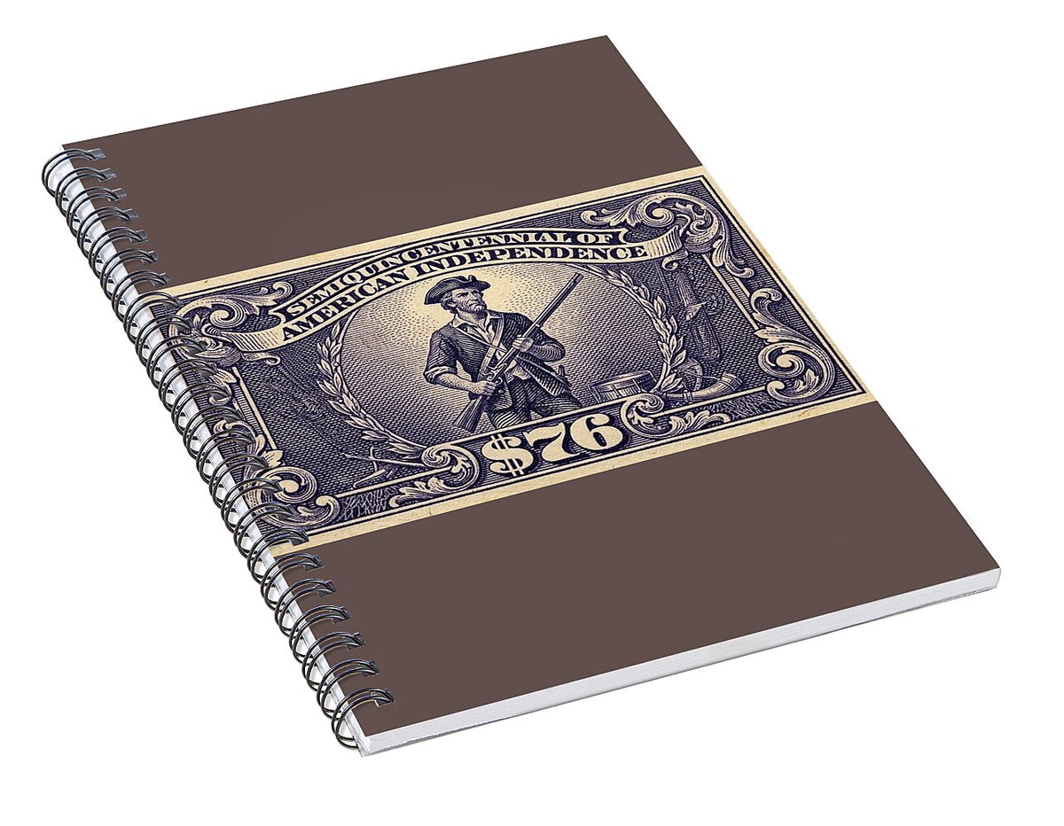 American Independence $76 - Spiral Notebook