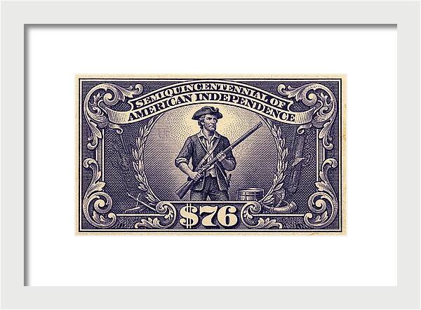 American Independence $76 - Framed Print