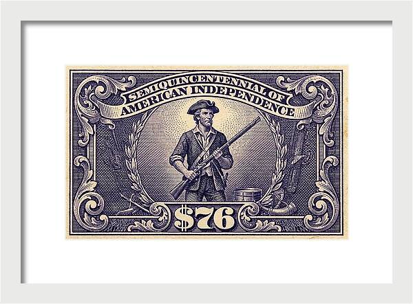 American Independence $76 - Framed Print