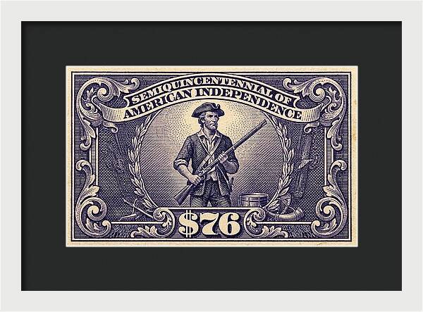 American Independence $76 - Framed Print