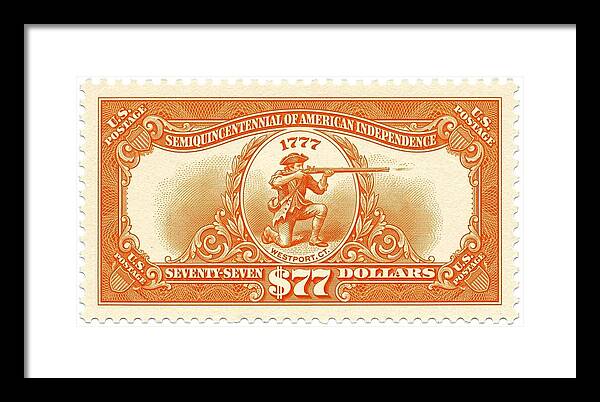 American Independence $77 - Framed Print