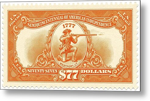 American Independence $77 - Metal Print