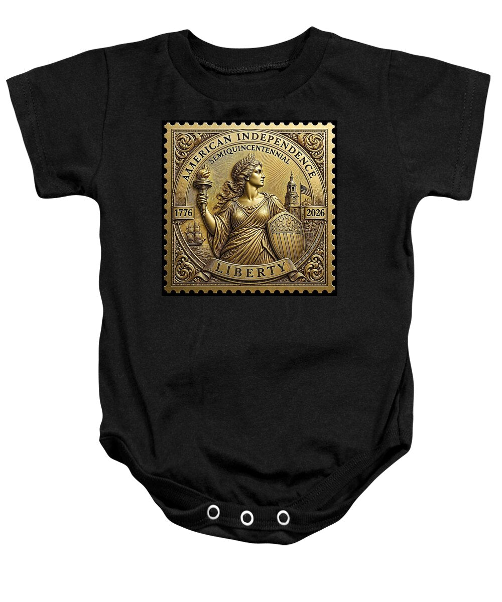 American Independence Commemorative Stamp - Baby One-Piece