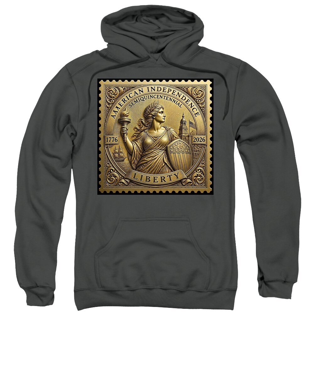 American Independence Commemorative Stamp - Sweatshirt