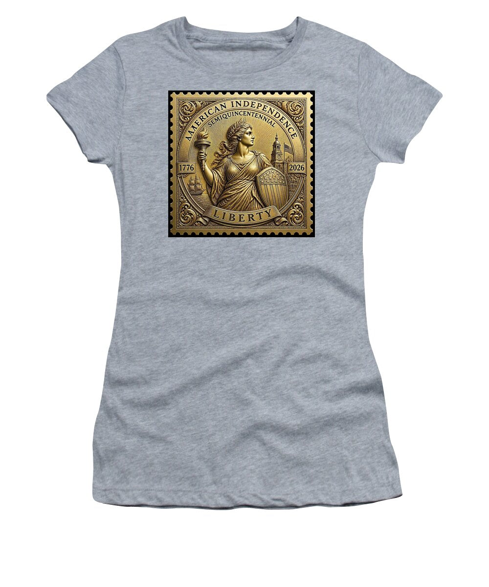 American Independence Commemorative Stamp - Women's T-Shirt