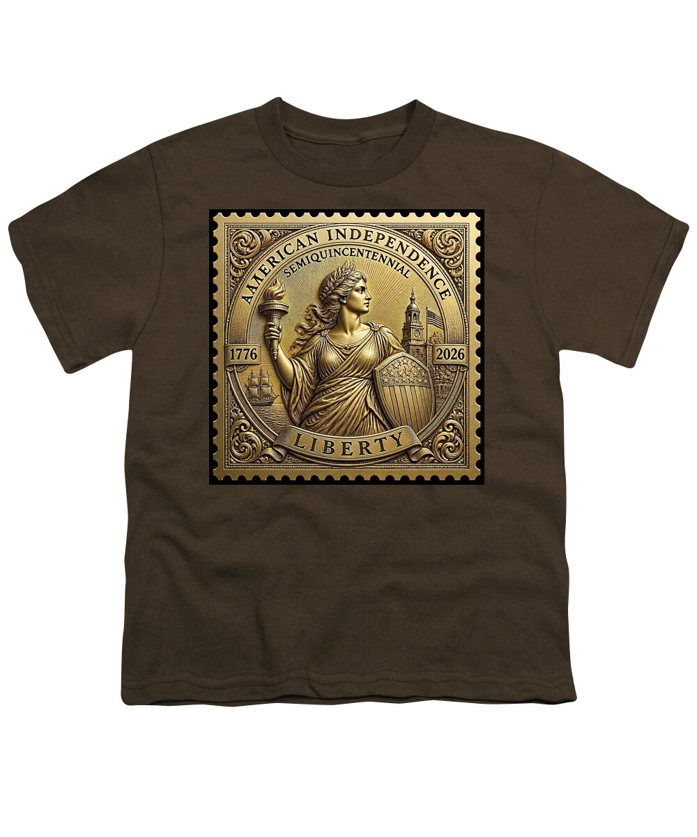 American Independence Commemorative Stamp - Youth T-Shirt