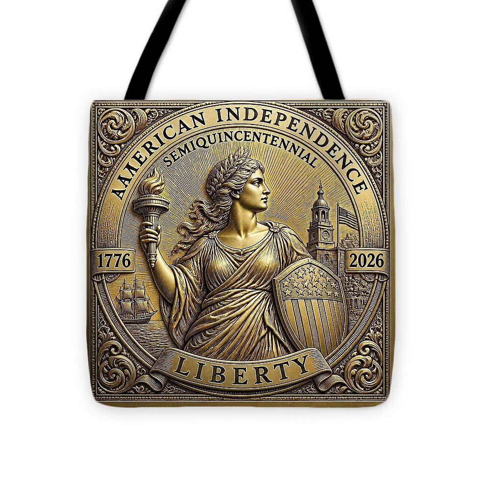 American Independence Commemorative Stamp - Tote Bag