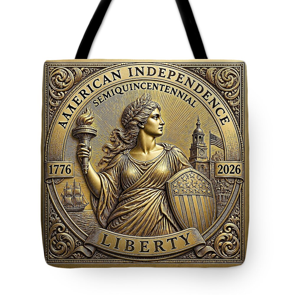 American Independence Commemorative Stamp - Tote Bag