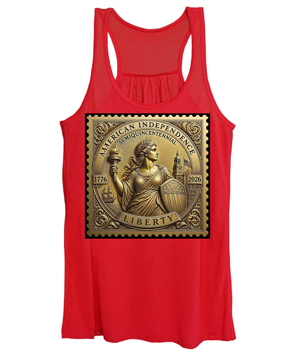 American Independence Commemorative Stamp - Women's Tank Top