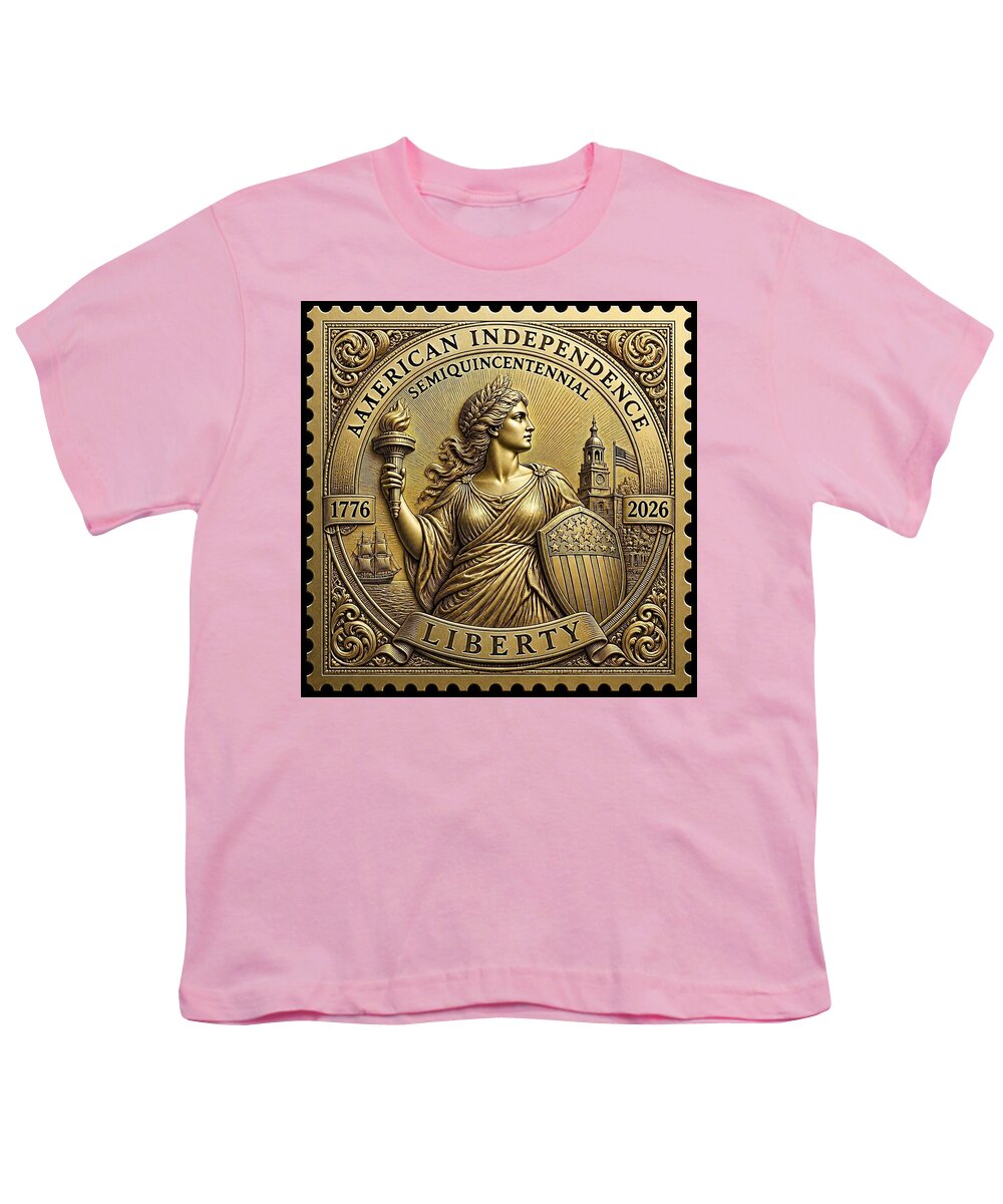 American Independence Commemorative Stamp - Youth T-Shirt
