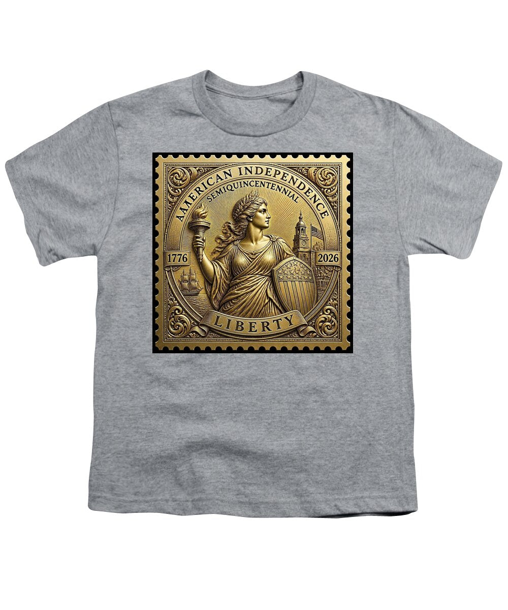 American Independence Commemorative Stamp - Youth T-Shirt