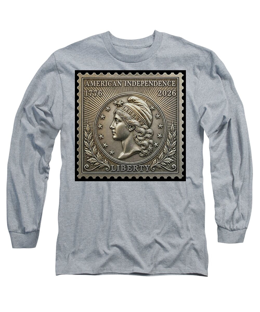 American Liberty Commemorative Stamp - Long Sleeve T-Shirt