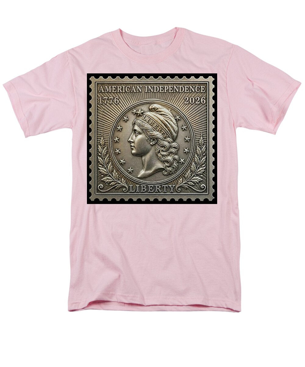 American Liberty Commemorative Stamp - Men's T-Shirt  (Regular Fit)