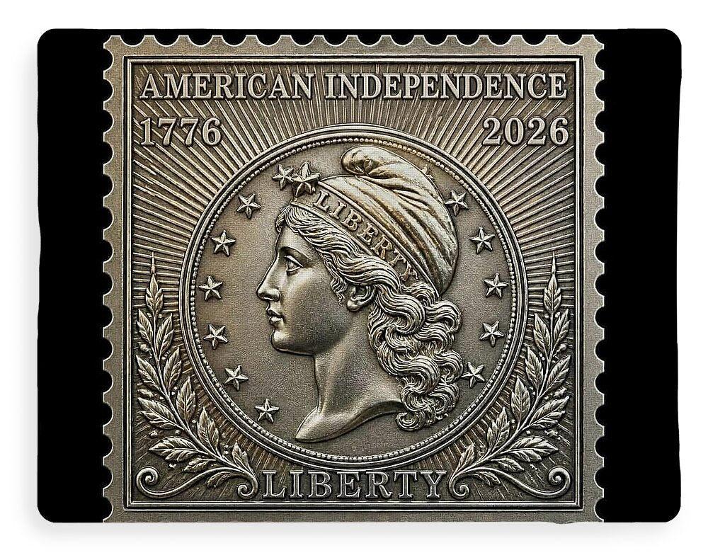 American Liberty Commemorative Stamp - Blanket