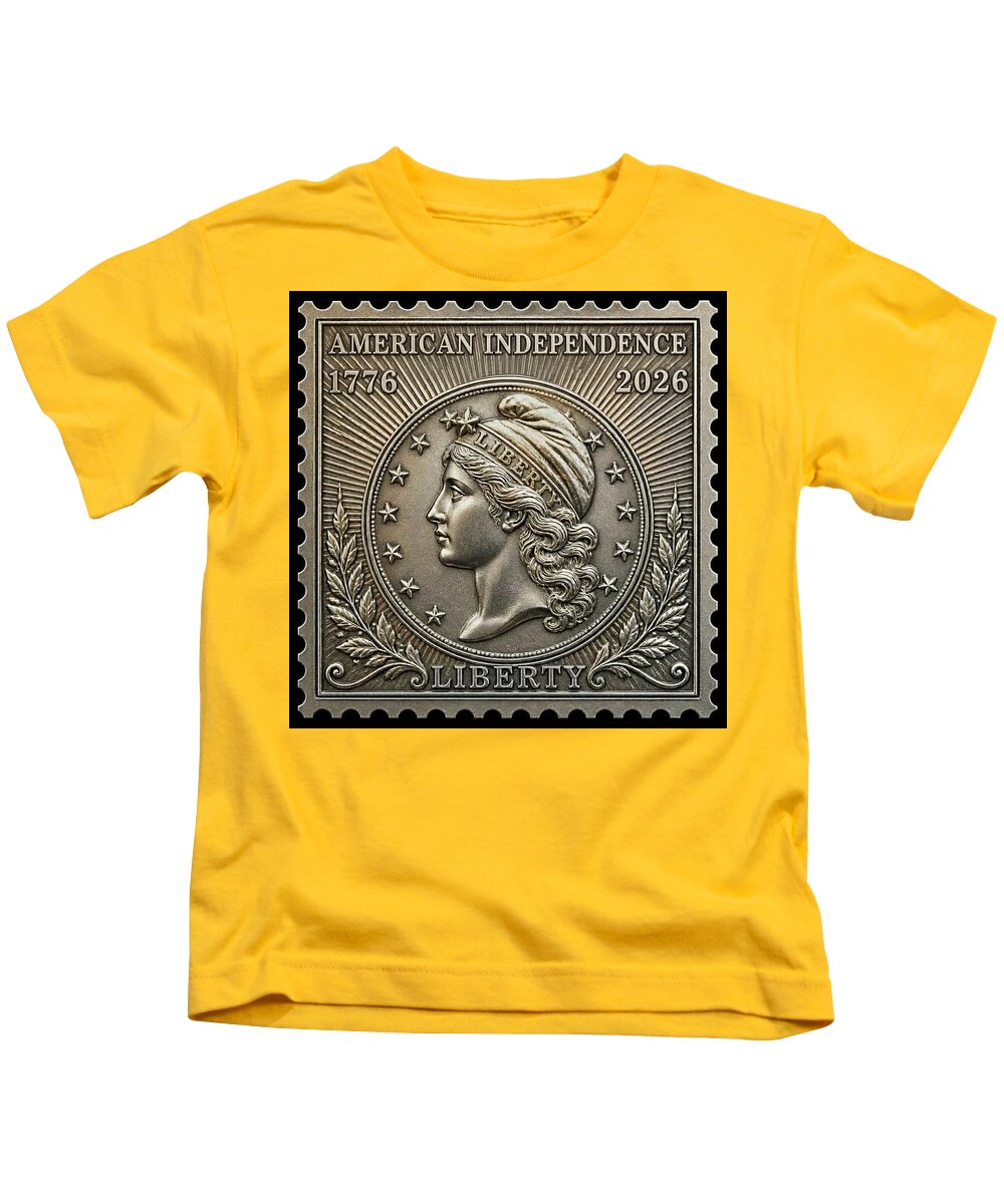American Liberty Commemorative Stamp - Kids T-Shirt