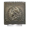 American Liberty Commemorative Stamp - Shower Curtain