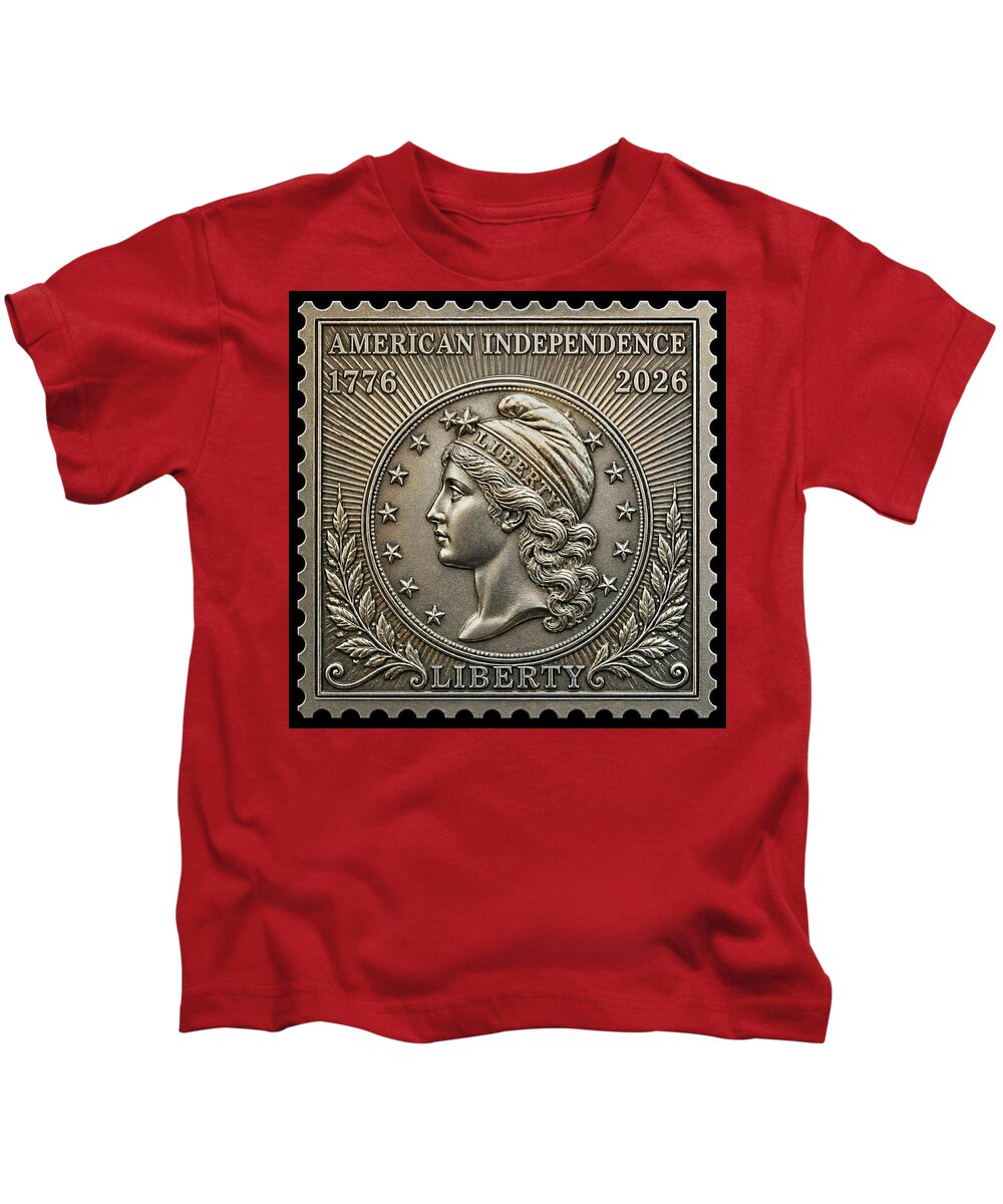 American Liberty Commemorative Stamp - Kids T-Shirt