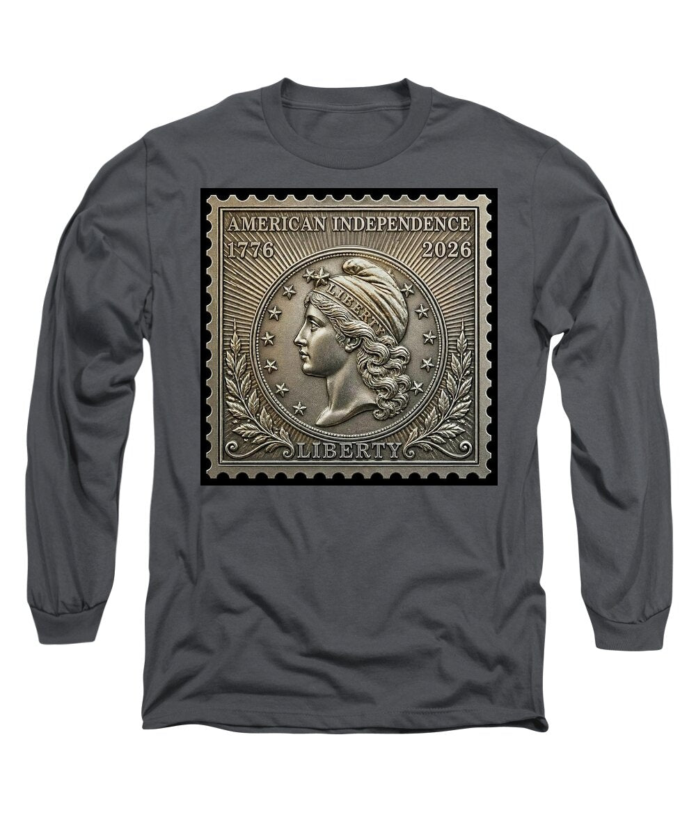 American Liberty Commemorative Stamp - Long Sleeve T-Shirt