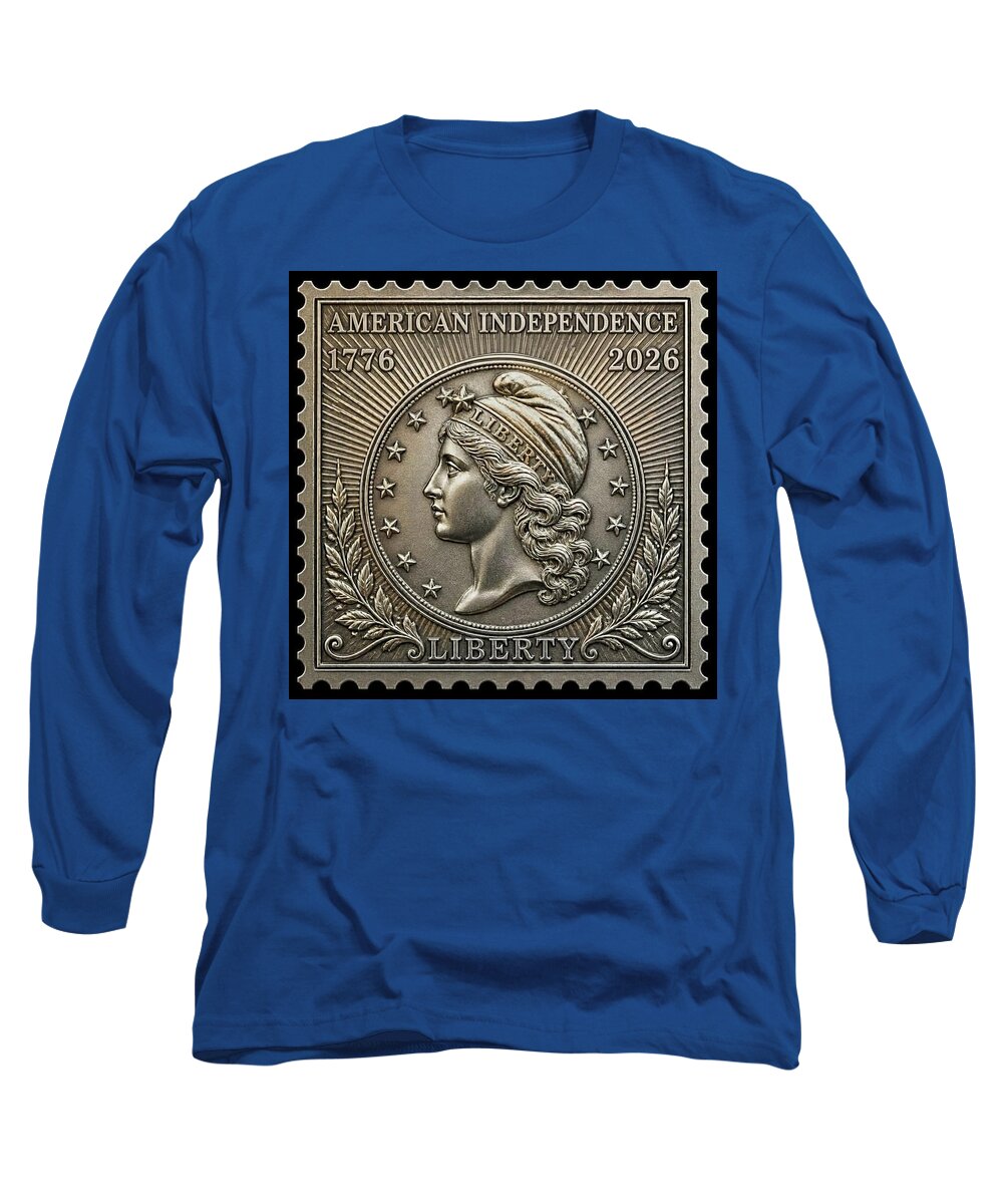 American Liberty Commemorative Stamp - Long Sleeve T-Shirt