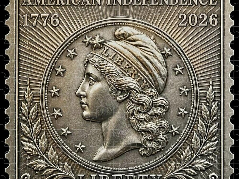 American Liberty Commemorative Stamp - Puzzle