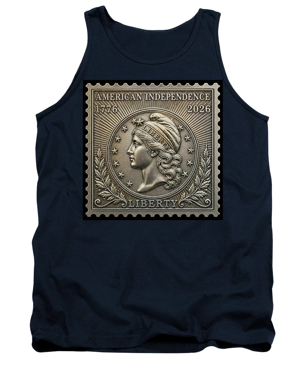 American Liberty Commemorative Stamp - Tank Top