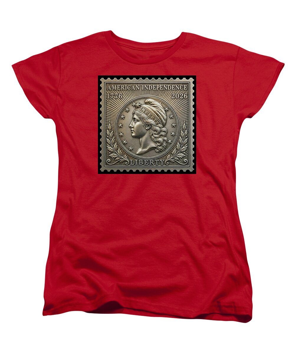 American Liberty Commemorative Stamp - Women's T-Shirt (Standard Fit)