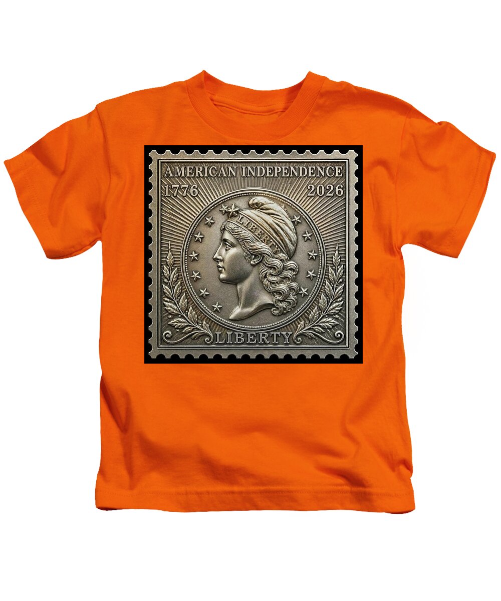 American Liberty Commemorative Stamp - Kids T-Shirt