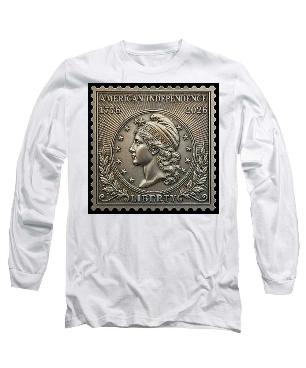 American Liberty Commemorative Stamp - Long Sleeve T-Shirt