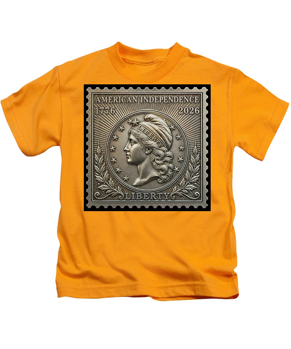 American Liberty Commemorative Stamp - Kids T-Shirt