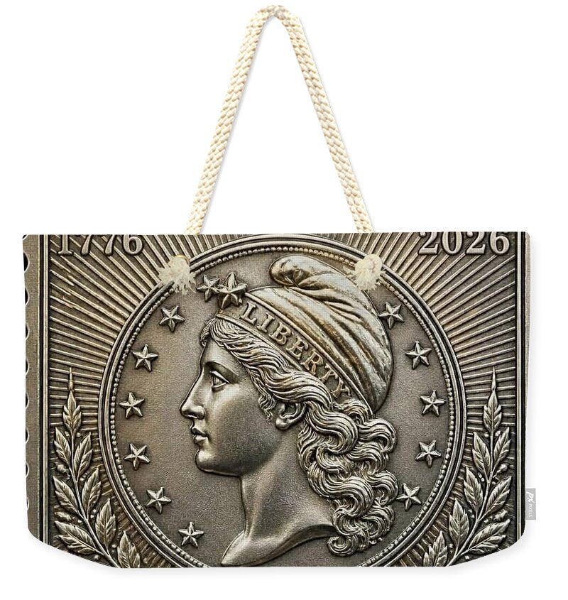 American Liberty Commemorative Stamp - Weekender Tote Bag