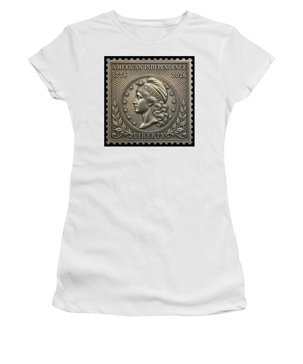 American Liberty Commemorative Stamp - Women's T-Shirt