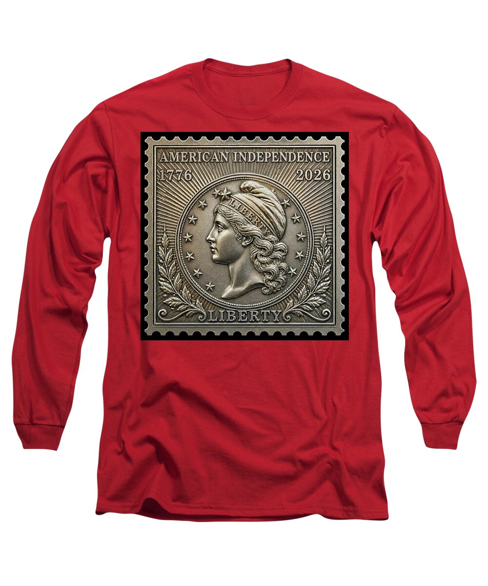 American Liberty Commemorative Stamp - Long Sleeve T-Shirt