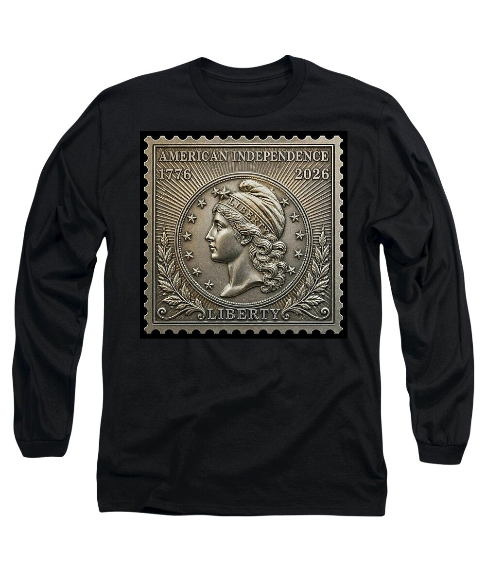 American Liberty Commemorative Stamp - Long Sleeve T-Shirt