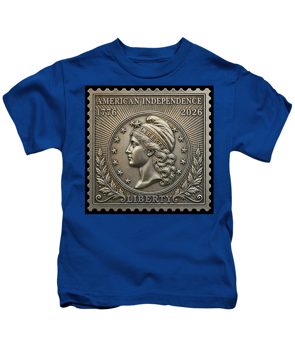 American Liberty Commemorative Stamp - Kids T-Shirt