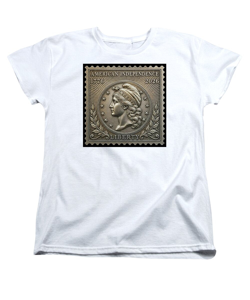 American Liberty Commemorative Stamp - Women's T-Shirt (Standard Fit)