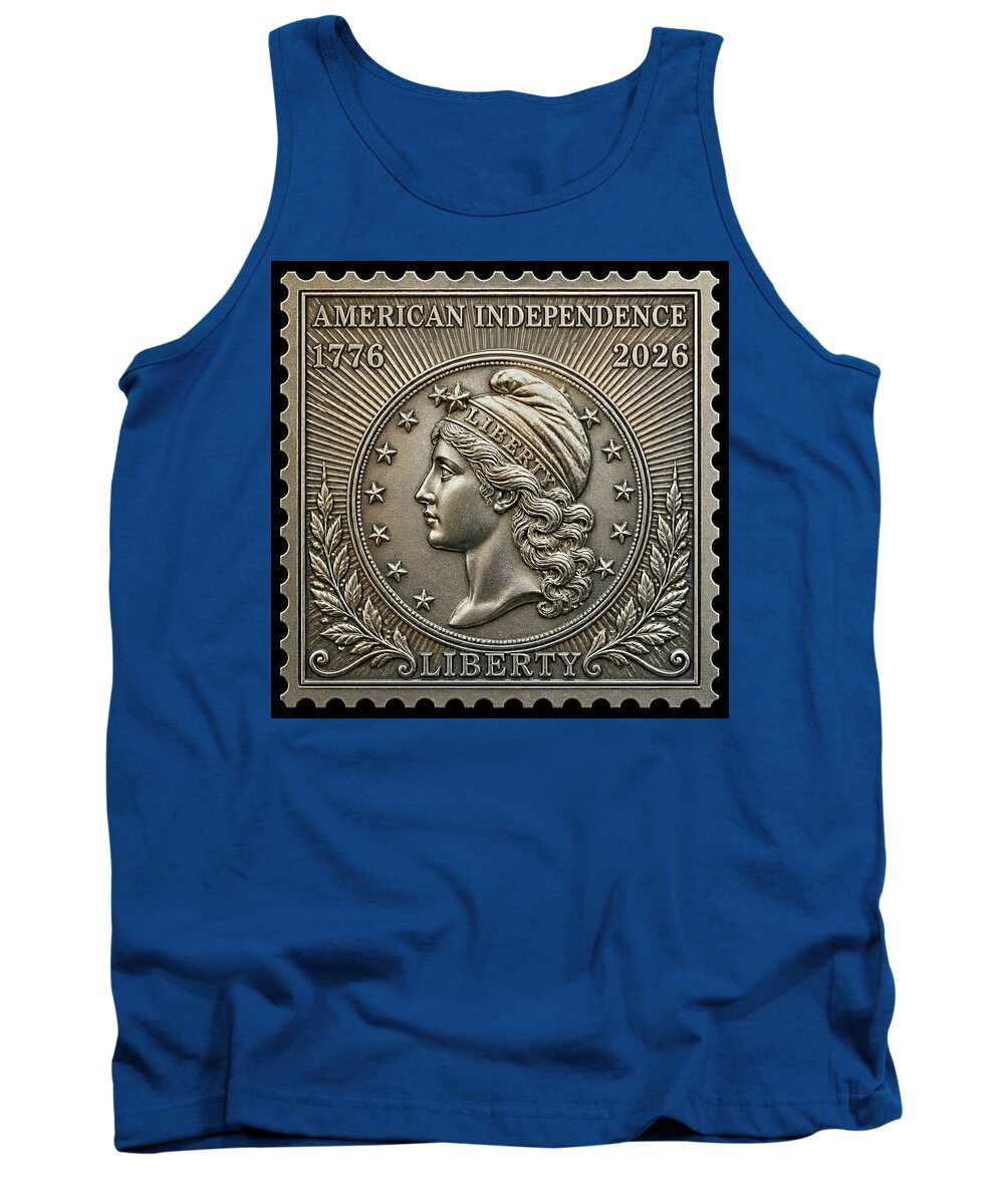American Liberty Commemorative Stamp - Tank Top
