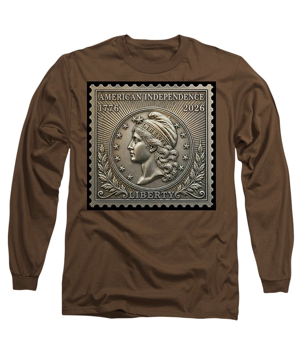 American Liberty Commemorative Stamp - Long Sleeve T-Shirt