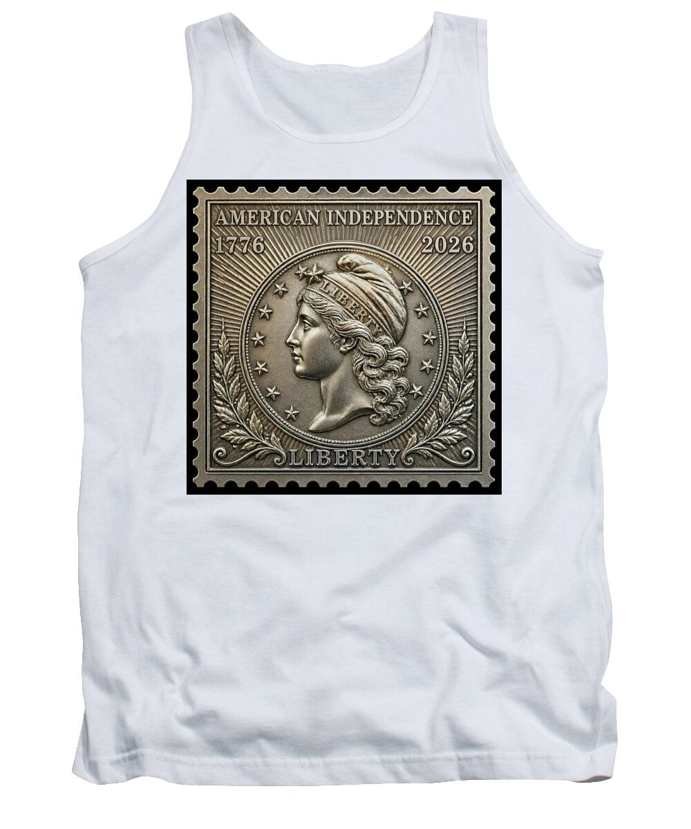 American Liberty Commemorative Stamp - Tank Top